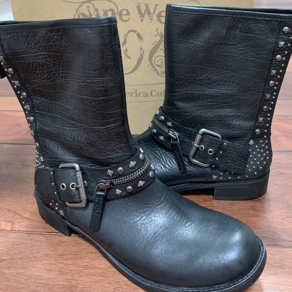 NWOT Nine West Women’s Biker Boots Size 8.5